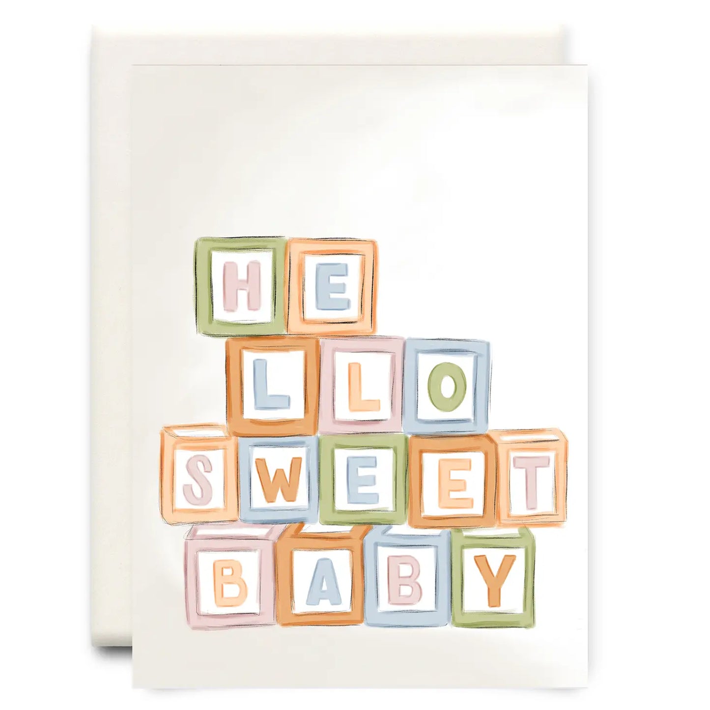 Hello Sweet Baby | Baby Greeting Card